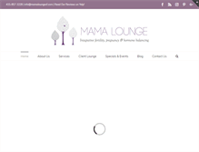 Tablet Screenshot of mamaloungesf.com